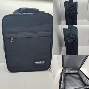 TEAMOOK Lunch Bag Box Insulated Portable back to school black - Picture 1 of 6