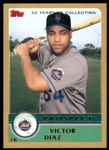 2003 Topps Traded & Rookies #T144 Victor Diaz Rookie Gold /2003 - Bild 1 von 2