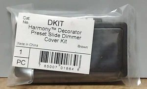 Pass Seymour Harmony Decorator Preset Slide Dimmer Cover Kit Brown - Picture 1 of 6