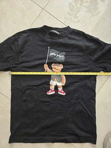 Gebrauchtes authentisches PALM ANGELS - klassisches Logo Bär T-Shirt für Herren Größe Large - Bild 1 von 4