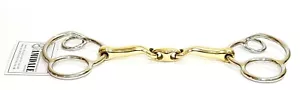 Amidale Universal 3 Ring Gag Verbindend Angled Bit Bnwt - Picture 1 of 3