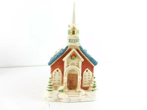 Vintage 1991 Summit Keramik Kirche 7,5" - Bild 1 von 6