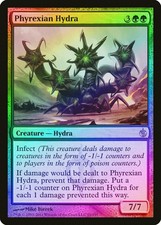 Phyrexian Hydra FOIL Mirrodin Besieged NM Green Rare MAGIC MTG CARD ABUGames
