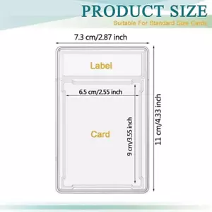 10-Pack, Trading Card Grading Slabs For Sports Cards with Storage Box - Picture 1 of 3