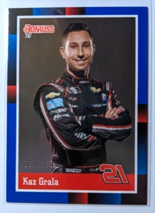 2021 DONRUSS RACING BLUE KAZ GRALA 123/199 - Picture 1 of 2