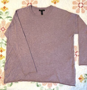 Eileen Fisher Knit Tunic Purple Lavender Small Nice! - Picture 1 of 7