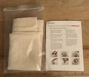 Nut Milk Bag Reusable Food Strainer Nylon Mesh For Nutmilk Juices Cold Brew - Picture 1 of 2