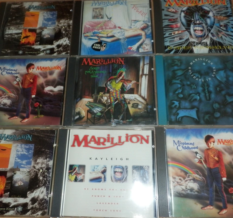 MARILLION Verschiedene CD's Auswahl Sammlung Script Fugazi Misplaced Real End*** - Bild 1 von 1