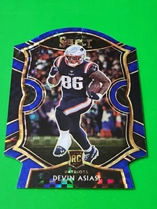 Devin Asiasi 2020 Panini Select Concourse Blue Prizm Die Cut #100 , Patriots - Picture 1 of 2