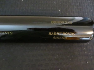 2002 Barry Bonds 600 HR SF Giants 2K1 Sam Full Size Rideau Crusher Bat.. - Picture 1 of 6