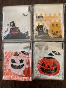 400 Pieces Halloween Self Adhesive Candy Bag Clear Cookie Bags Cellophane Tre... - Picture 1 of 2