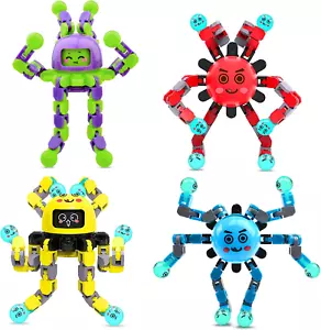 Transformable Fidget Spinner Toys for Kids and Adults,4 PCS Easter Basket Stuffe - Picture 1 of 24