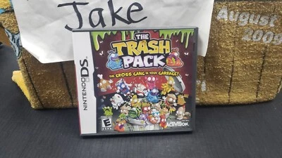 CIB TRASH PACK THE GROSS GANG IN GARBAGE NINTENDO DS VIDEO GAME COMPLETE IN BOX - Image 1 of 4