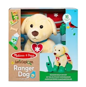 Peluche cane Melissa & Doug Esploriamo Ranger con attrezzatura di ricerca e soccorso nuovo - Foto 1 di 4