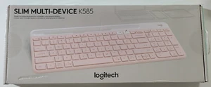 Logitech Slim Multi-device K585 Modern Wireless Keyboard, Rose (920-011477) - Picture 1 of 7