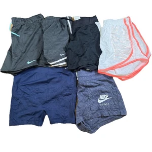 Lot of 5 Nike Women's Dri-FIT Running Shorts Bundle - Size M - Tempo Style - Picture 1 of 18