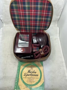 Norelco Sportsman  AUTOMOBILE PHILIPS 12V SHAVING KIT W/CASE Vintage - Picture 1 of 23