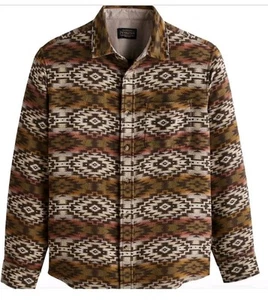 New Pendleton Rock  Marshall  Double Soft   Button Up  Mesilla Brown Med - Picture 1 of 12