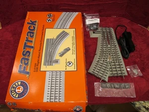 USED Lionel 6-81946 O-36 Remote RIGHT Hand FasTTrack Command Switch Turnout~Box - Picture 1 of 9
