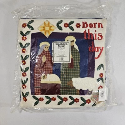 Jim Shore Heartwood Creek Nativity Scene Pillow NWT 4003304 - Image 1 of 4
