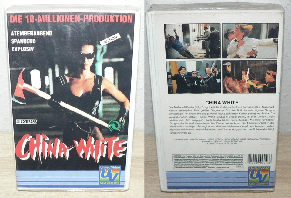 China White  VHS  Action  NEU OVP  *Rarität* :-) - Bild 1 von 1