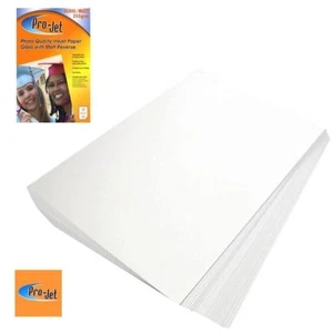 Papier photo jet d'encre A4 mat double face brillant Pro-Jet 255 gsm - 20 feuilles - Photo 1/4