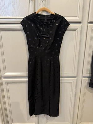 Alicia Estrada Stop Staring Pinup Sheath Dress Polka Dot Womens S Rockabilly - Image 1 of 4