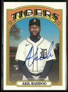2021 Topps Heritage #ROA-ABA Akil Baddoo Real One Autographs High Number - Picture 1 of 2