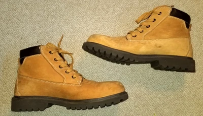 Botas Mujer-TIMBERLAND-cuero Marrón 6" Con Cordones '61652' Senderismo Trabajo-9.5 M Foto 1 de 4