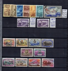 ex-010 Soviet Union / Sowjetunion /Soviétique Airlane stamps collection (9 scan) - Picture 1 of 9