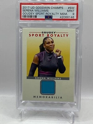 Goodwin Sport Royalty Memorabilia 2017 #SW Serena Williams PSA 9 Foto 1 de 2