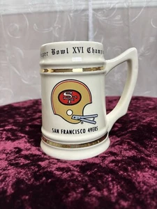 1981 49ers Super Bowl XVI Champions Ceramic Mug - Picture 1 of 9