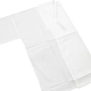 Japanischer Herren traditioneller Kimono innen Unterwäsche Tshirt Juban weiß aus Japan - Bild 1 von 3