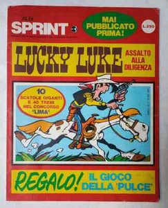 Albi Sprint 7 LUCKY LUKE assalto alla diligenza 1970 - Picture 1 of 2
