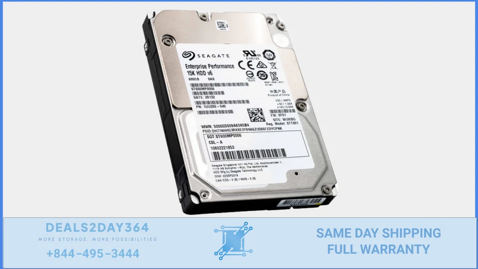 Seagate Enterprise Performance 15K ST600MP0006 600GB 15000RPM SAS 12.0 GB/s HDD - Image 1 of 2