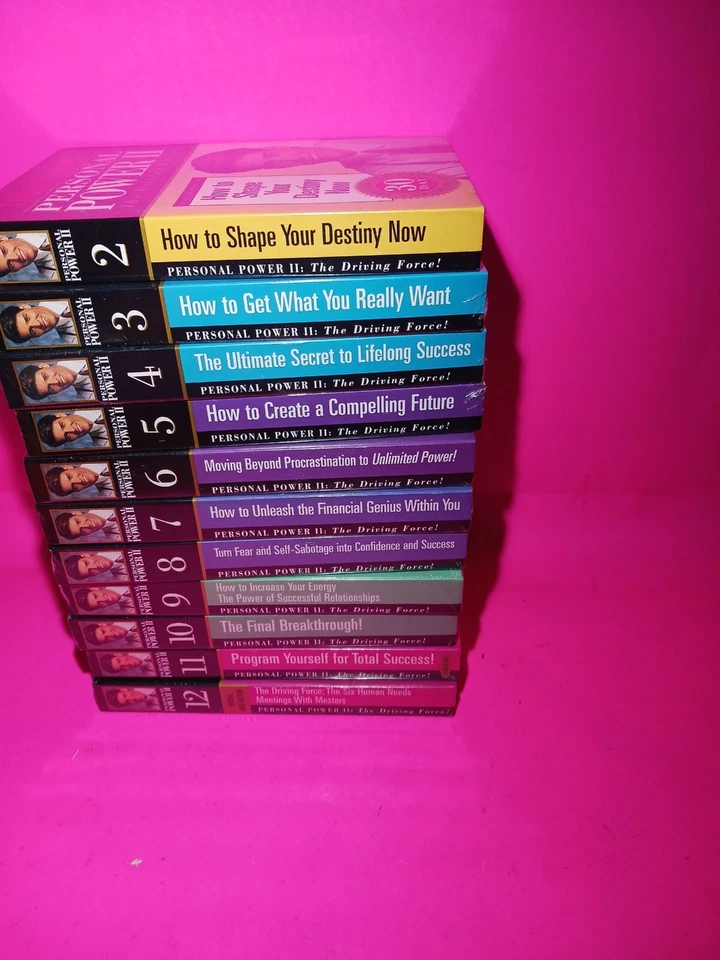 Кассетная лента Anthony Robbins Personal Power 2 II The Driving Force запечатанная 2–12 - Изображение 1 из 1