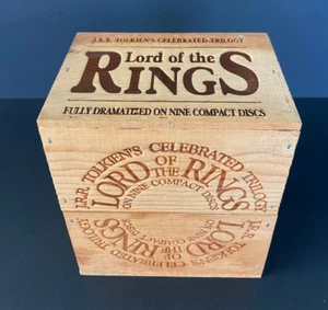Lord of the Rings Trilogy Wood Box Edition 9 CD Set Complete Excellent Condition - Picture 1 of 5