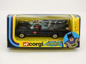 Corgi Jouets Batman Rare Emballé Dernier De No.267 Batmobile 1976 Vnm Originale