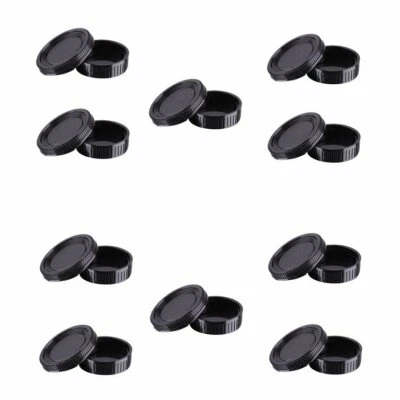 10pcs Camera Body Front Cover +Rear Lens Cap for Minolta MD MC SLR Cameras - Image 1 of 4