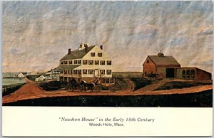 Postal MA Naushon House Woods Hole Mass Cape Cod publicada - Imagen 1 de 2
