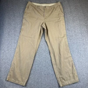 Columbia Pants Mens 38x33 Tan Relaxed Fit Omni-Shield Canvas Utility Camping - Picture 1 of 15
