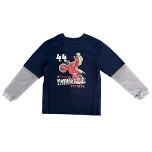 Kids FMX MotorCross Freestyle Extreme Long Sleeved Tee VTG 1990s - Picture 1 of 8