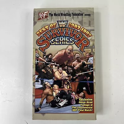 WWF: Best of Survivor Series 1987-1997 VHS, WWE, Attitude Collection - Image 1 of 4
