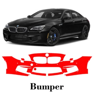 Front bumper PreCut PPF Paint Protection Film For BMW M6 2012-2019 - Picture 1 of 6