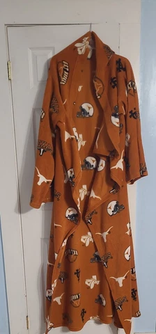 Snuggie Blanket Collegiate Fleece UT University Texas Longhorns Get Hooked Horns Cover