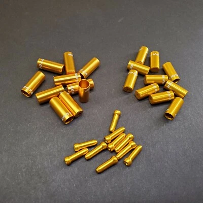 🔥 Kit de 30 piezas Jagwire Tapa de extremo Hop-Up 4 mm Cambio 5 mm Férulas de freno Carcasa de cable👀 Foto 1 de 4