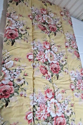 RALPH LAUREN Sophie Brooke Floral Cabbage Rose Twin Comforter Retired Pristine! - Image 1 of 4