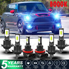 For Mini Cooper 2003 2004 2005 2006 2007 LED Headlight Fog Light Bulbs Kit 8000K MINI Cooper S