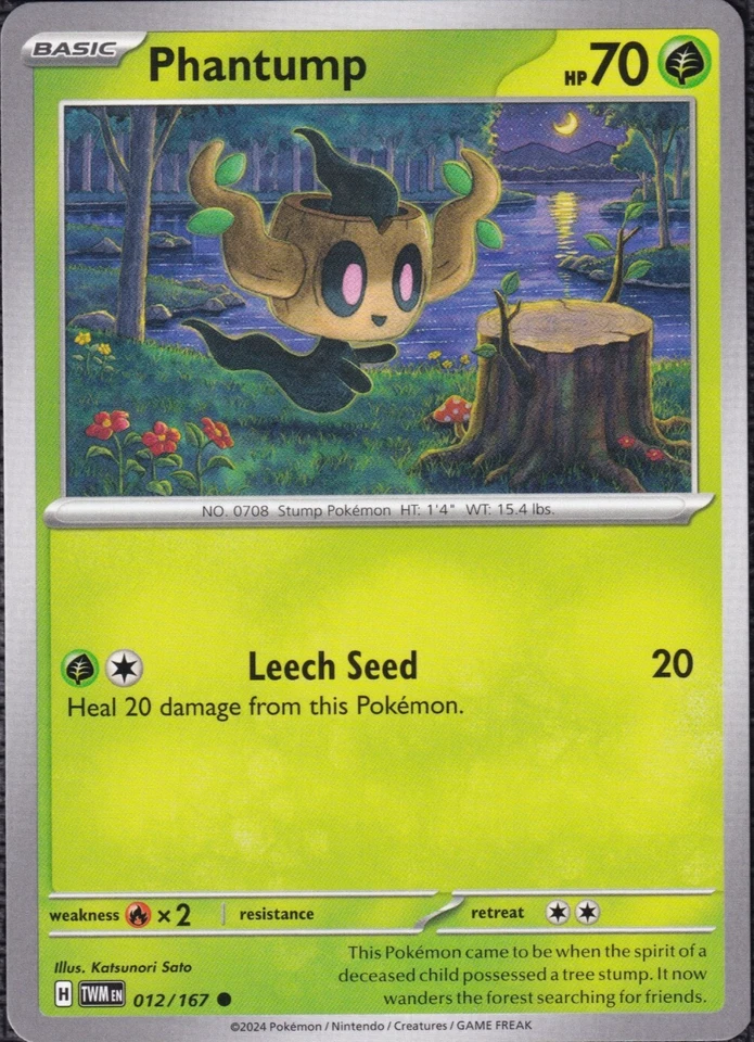 Phantump - 012 - Scarlet & Violet: Twilight Masquerade NM/M - Image 1 of 1
