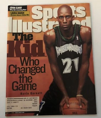 May 3, 1999 Kevin Garnett Minnesota Timberwolves Sports Illustrated Magazine - Image 1 of 3